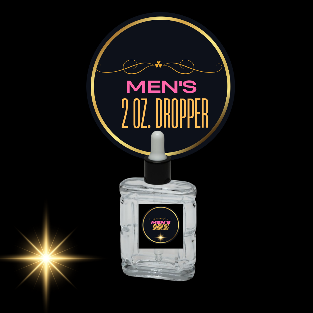 Men's Cologne Oils 2 oz. Dropper