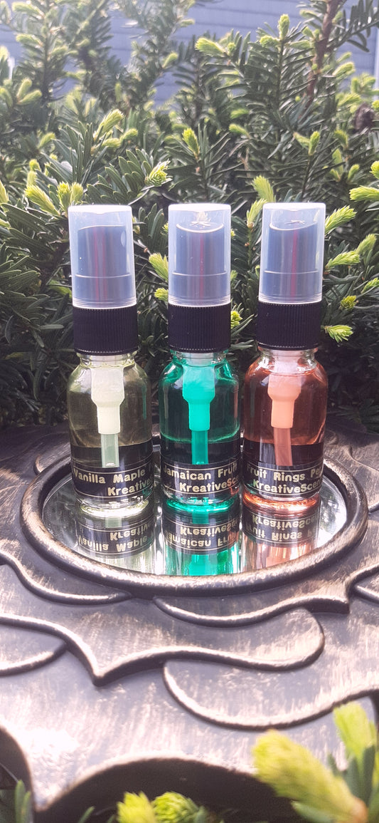 Travel fragrance oil spray (10ml) Kreative Scents