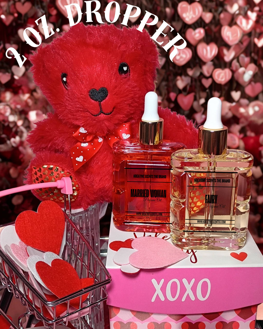 Valentine's Day 2 oz. Dropper Bottle Kreative Scents